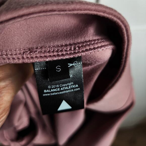 Balance Athletica Vitality Elevate‎ Full Zip Jacket Womens Size Small Mauve - Picture 7 of 9